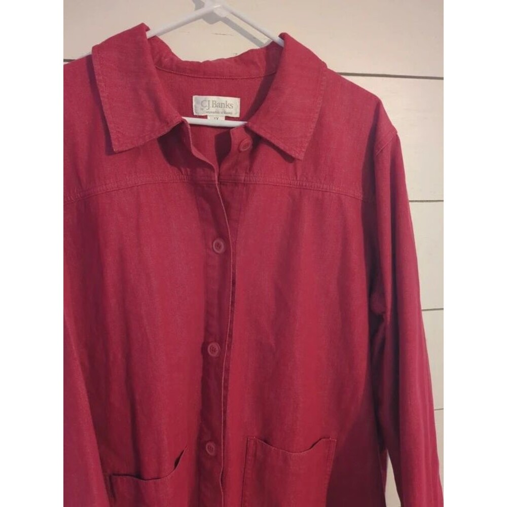 Cj Banks 1X red jacket or jacket Blazer fall